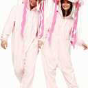 ABPTBAZ Jellyfish Onesie Adult Jellyfish Costume Halloween Onesie Pajamas Funny Cosplay Costumes, X-Large 