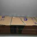 Signature Design by Ashley Robbinsdale Casual Upholstered Solid Wood Dining Chair with Nailhead Trim, Set of 2, White & Light Gray