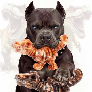 2 Pack Indestructible Dog Chew Toys for Aggressive Chewers: Ultra-Dense Nylon, Bacon Flavor Chew Bones, Heavy Duty Tough Toys for Large Dogs 20-90 lbs, Long Lasting & Keep Them Busy (XL)