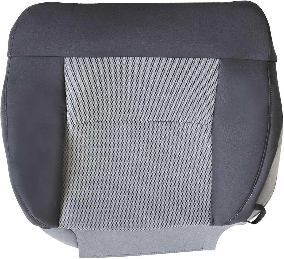 NLQR Front Driver Bottom Replacement Seat Cover Cloth Dark Flint Gray FE or ME Compatible with Ford F150 2004 2005 2006 2007 2008
