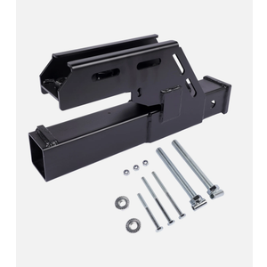 Tractor Clamp on Trailer Hitch 2" Receiver Replace for most Tractor Bucket Black