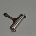 Stainless Steel Cheese Slicer for Block Cheese – Effortless Even Slices Every Time, Handheld Wire Slicer with Adjustable Thickness for Mozzarella, Cheddar, Gruyere, 2 Replacement Wires, Bronze Finish