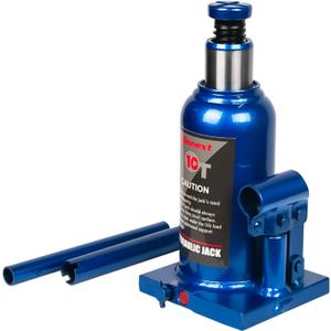 12 Ton/26455 LBS Hydraulic Bottle Jack, Blue Car Jack, 7.87-15.4 Inch Lifting Range, Welded Bottle Jack for Car, Pickup, Truck, RV, Auto Repair