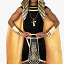 Morph Deluxe Egyptian Pharaoh Costume for Men - Adult Pharaoh Halloween Outfit - Ancient Egyptian Dress Up large Missing head piece
