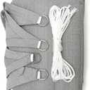 Sun Shade Sail Canopy Rectangle, Canopy Fabric Shade Cloth Screen,Water and Air Permeable & UV Resistant, for Backyard Yard Deck Patio Garden Activities and Facility(Gray,2x6m/6.56x19.69ft)