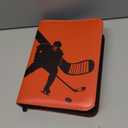 Hockey Card Binder,4-Pocket Trading Card Binder with 400 Card Sleeves,Portable Cards Album Case for Cards Collection Baseball Football Hockey Basketball Sports Cards (400 Pocket Hockey)