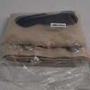 NICETOWN 2 Panels Outdoor Patio Curtains W100 x L84, Waterproof & Windproof Extra Wide Grommet & Back Tab on Top & Bottom Thermal Insulated Sun Blocking Drapes with Rope for Deck, Biscotti Beige