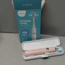 COSLUS Sonic Electric Toothbrush for Kids & Adults C40(DY-108Pro): 47000 VPM for Deep Cleaning with Travel Case - 5 Modes for Sensitive Teeth & Braces, Wireless Charging, 6 Brush Heads, Pink (1PC)