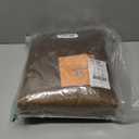 RYB HOME Brown Blackout Curtains 90 inches Long Velvet, Room Darkening Thermal Insulated Drapes with Hook Belt for Bedroom Home Theater, W 52 x L 90 inches, 2 Panels Set