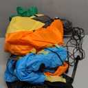 10 FT Thanksgiving Inflatables Fall Outdoor Decorations, Blow Up 4 Scarecrow Family & Hay Bale & Turkey, Built-in 9 LED Lights & Blower, Perfect Thanks Day Autumn Harvest Yard Garden & Lawn Dcor