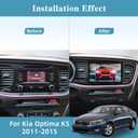 [2+64G] Android Car Stereo for Kia Optima K5 2011 2012 2013 2014 2015 with Wireless Carplay and Android Auto - 9 Inch Touchscreen Car Radio - Multiple UI Themes/GPS/WiFi/SWC + AHD Backup Camera