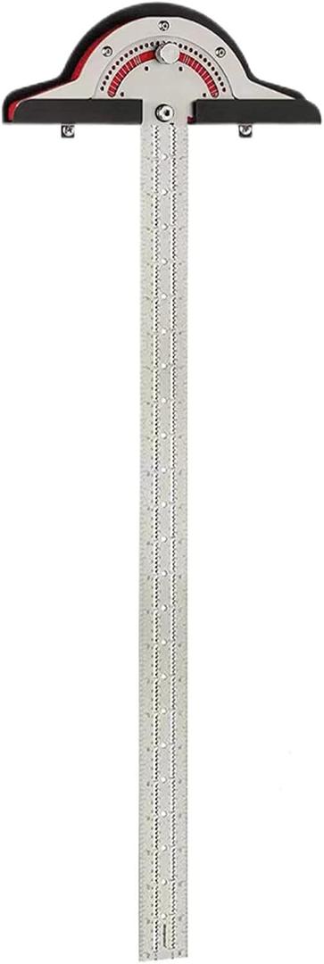 Woodworkers Edge Ruler,Adjustable Protractor Angle Finder,Multi Angle Measuring Ruler,Angle Finder tool for Woodworking,Woodworking Protractor,Angle Measurement Tool(38.1cm/15inch)