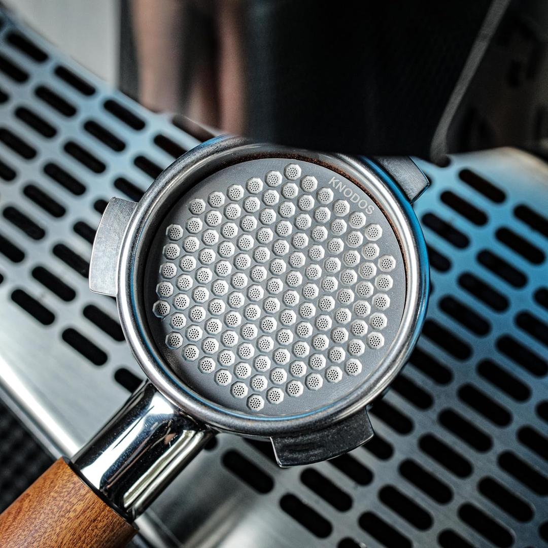 Espresso Puck Screen 54mm - Stainless Steel Ultra Thin Disk Plate Mesh Espresso Filter Perfect Fit With Breville Barista Express, Pro, Touch, Bambino, Infuser, Easy Clean Design (Silver, 54mm)