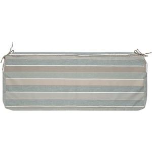 FUNHOME Outdoor Bench Cushion Cover 45 x18 x 3 inch,Slipcover Replacement for Patio Graden Furniture Seat Cushions,Water Resistant Porch Swing Cushion Cover Only,No Insert(Gray Stripe)