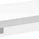 Nuogo Wood Riser Tray Soap, Stand Soap Tray for Kitchen Sink, Wood Pedestal for Kitchen Counter Sink Stand Decorative Rustic Bathroom Dishes Plant Bottles Candles Display, 9 x 6 Inch,White