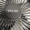 Koonie Desk Fan, Ultra Quiet 2.5-11h Battery Operated Small USB Fan with Strong Wind, 180 Tilt Folding and 3 Speeds Adjustable, Battery Powered Mini Personal Fan for Office Bedroom Desktop