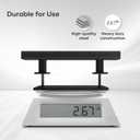 EaseLife 12" Sliding Barn Door Handles and Pulls,Double Sided Hardware Set,Heavy Duty,Square,Rustic,Matte Black Powder Coated Finish,Easy Install