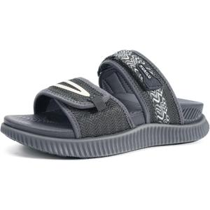 KuaiLu Womens Orthotic Adjustable Strap Slides Arch Support Slip On Sandals | Ladies Fashion Athletic Thick Cushion Recovery Walking Sandles With Comfortable Plantar Fasciitis, 7.5