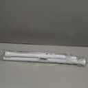 White Tension Curtain Rod for Windows 28 to 48 inch, Adjustable Expandable Pressure Spring Curtain Rod No Drilling, 7/8" Curtain Rod for Bedroom Doorway Closet Door