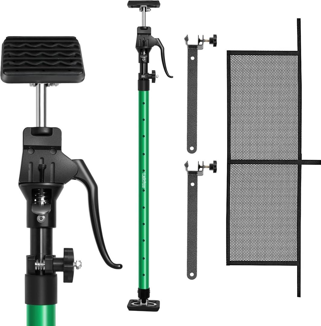 Heavy Duty Adjustable Truck Bed Cargo Bar 40-79 Inch, 220LBS Load Capacity Non-Slip Cargo Divider with Net & 2 Divider Bars, Universal Fit for Ford F150 Chevy Silverado RAM 1500 Pickup Truck SUV Van