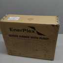 EnerPlex Camping Air Mattress with Built in Pump - Queen Blow Up Mattress for Travel & Guests - Portable Bed for Adults and Kids - Blue, 9" Queen Size
