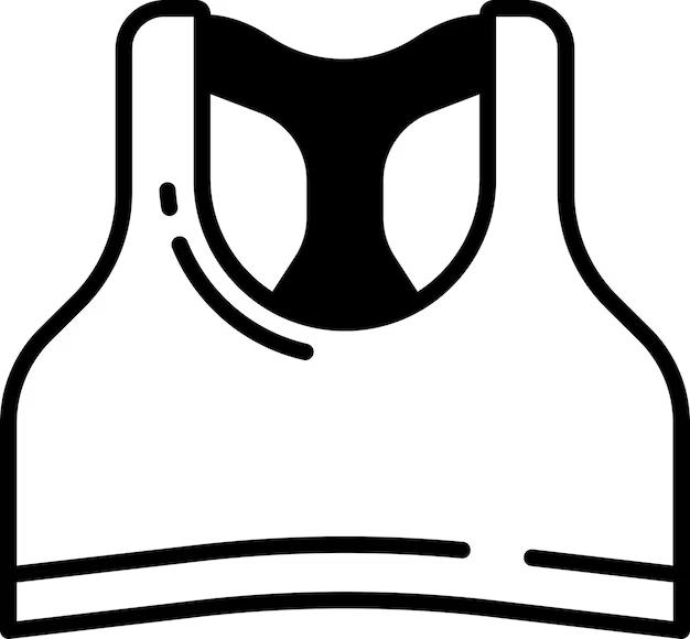 Women's Cross Back Sports Bra, Black & Grey, Size: L