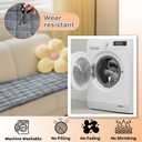 Washable Dog Couch Cover Protector, Non Slip Dog Bed Mat Machine Washable Large Blanket for Dogs, Pet Couches Covers for Sofa (Grey, 27.6 * 70.9 '')