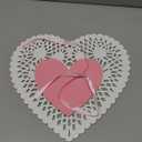 Thyle Valentine Door Decor Wooden Heart Door Sign Love Heart Hanging Plaque for Wedding Birthday Anniversary Holiday Indoor Outdoor DIY Wreath Crafts(Pink)