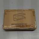 Toilet Paper Holder with Phone Shelf,Bamboo Wall Mounted Tissue Roll Holder for Bathroom(Black) (1 PC)