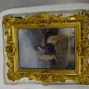 Vintage Picture Frames 5x7 Ornate Gold Antique Picture Frames with Glass Front, Wall Mount or Tabletop Display, Vintage Home Decor Victorian Gallery Wall Decor Decorative Floral Design,Gold