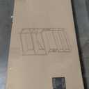 VASAGLE Coffee Bar, 39.4 Inches Baker's Rack for Kitchen with Storage, 6-Tier Kitchen Shelves with 6 Hooks, Microwave Stand, Industrial, Rustic Brown and Ink Black UKKS039K01