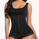 SHAPERX Women's Fajas Colombianas Shapewear Postpartum Tummy Control Body Shaper Butt Lifter Bodysuit, SIZE XL