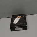 WINIRINA Electric Wine Aerator Dispenser Electric Smart Decanter, Rechargeable with Micro USB Cable (White)