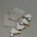 4 Sets Plug in Night Light 120V Night Lights Plug into Wall Includes 7W E12 Bulb and Metal Clips Nightlight Plugin, White