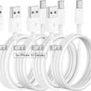 Car Carplay Cable for iPhone 17 16 15 Charger Cord,3/3/6/6FT USB A to USB C Cable for iPhone 17 Pro Max/16 Pro/15 Plus Charger,USB C Car Charger for Apple 17 Air/16 Pro Max/16e/15/iPad Pro