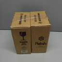 2 x Paksh Novelty Glass Spray Bottles Amber 2 Pack 16 Oz Refillable Container with Durable Leakproof Trigger Sprayer with Mist/Stream/Lock for Hair, Cleaning Products, Essential Oils, Aromatherapy, Water