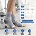 3Pairs Neuropathy Socks for Women and Men, Toeless Compression Socks for Neuropathy Pain Relief, Open Toe Foot Compression Sleeves for Plantar Fasciitis, Arch Support and Ankle Support