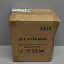 decorUhome 8x10 Picture Frame Set of 10, Display Photos 5x7 with Mat or 8x10 Unmatted for Picture Frames Collage Wall Decor, Black