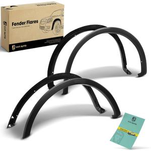 YHTAUTO OE Style Fender Flares Compatible with 2018-2020 Ford F-150 Excludes Platinum & Raptor Model | Fit Models without Technology Package, Textured Black Wheel Flare Cover Protector