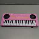 Upgraded Kids Piano Keyboard 37 Keys Toddler Keyboard with Microphone Learning Instrument Musical Toys for 3 4 5 6 Boys Girls Birthday Gift, Pink