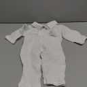 XFGLCK Toddler Boy Girl Fall Clothes Cotton Linen Long Sleeve Shirt Pants Set Unisex Casual Outfit (12-18 Months, White)