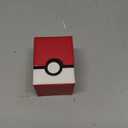 Collectible Trading Card Cases, Card Deck Box Storage Box Case Magnetic Deck Box Card Holder ，Can hold around 100 cards(Red-white)