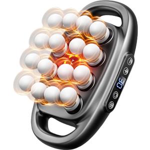 16-Head Massage Gun Set with 30 Levels & 3 Modes, Massage Gun Deep Tissue Neck Massager with 16 Heads, for Deep Tissue, Back, Shoulders, Legs