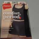 Hanes Women's Comfort, Period. Underwear, Bikini Period Underwear, Super Leaks Period Underwear, 2-pack, 5/S