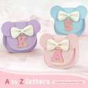 3 x Toddler Purse Gifts for Girls, Little Girl Purse Kids Wallet Crossbody Bag, Birthday Gifts for 3 4 5 6 7 8 Year Old Girl (S, Pink)