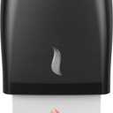 Touchless Paper Towel Dispenser by Oasis Creations - Wall Mount - Hold 500 Multifold Paper Towels - Black Smoke