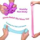 16 Pack Mini Butter Slime Kit, With Pink Watermelon & Lemon Slice Scents. Mermaid Slime Included - DIY Scented Slime Party Favor and Stress Relief Toy for Boys & Girls