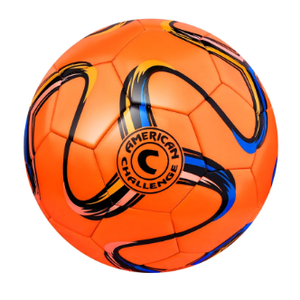American Challenge Brasilia Soccer Ball – Sizes 5, 4, 3 & 2 – Youth & Adult Training Soccer Ball for Practice, Games & Grass Fields Size 2 Orange