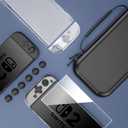 HEYSTOP Switch 2 Case for Nintendo Switch 2, Protective Carrying Case Set with PC Switch 2 Cover and TPU Grip Cover for Switch 2 Joycon, Large Capacity Storage Design for Nintendo Switch 2 Accessories