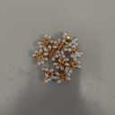 Mini Pearl Hair Barrettes for Women Girls, 10pcs Sweet Artificial Pearl Hair Clips, Flower Pins Clips for Party Wedding Daily